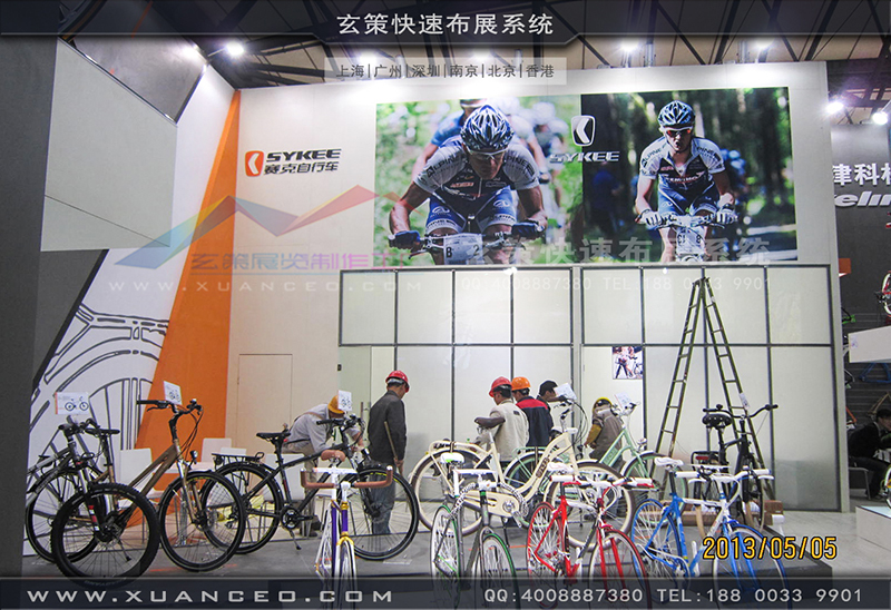 赛克展台搭展-自行车展展台搭展-上海辣椒视频展览工厂03