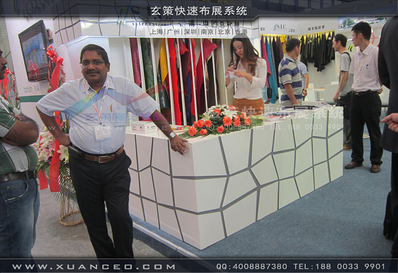 铭博·SIC展台搭展-皮革展展台搭展-上海辣椒视频展览工厂07