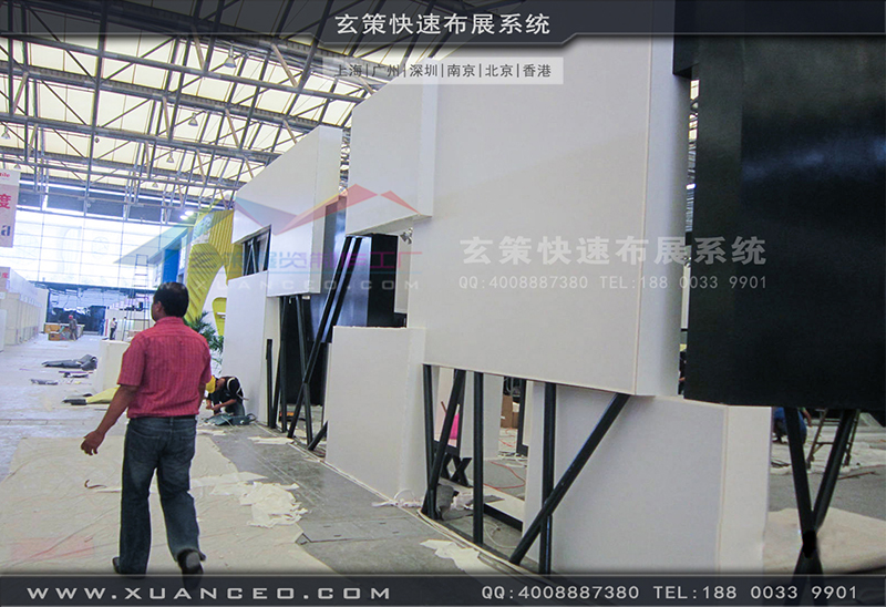 鲁泰纺织辣椒视频污版-纺织展展台搭展-上海辣椒视频展览工厂10