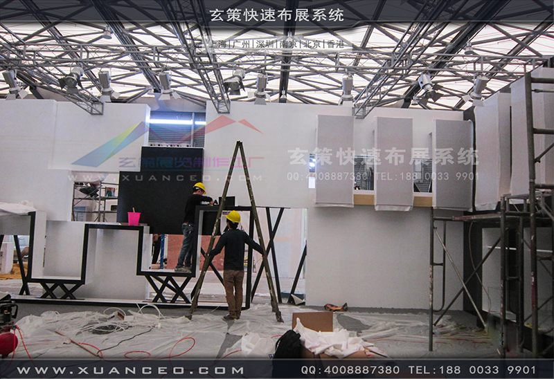 鲁泰纺织辣椒视频污版-纺织展展台搭展-上海辣椒视频展览工厂13