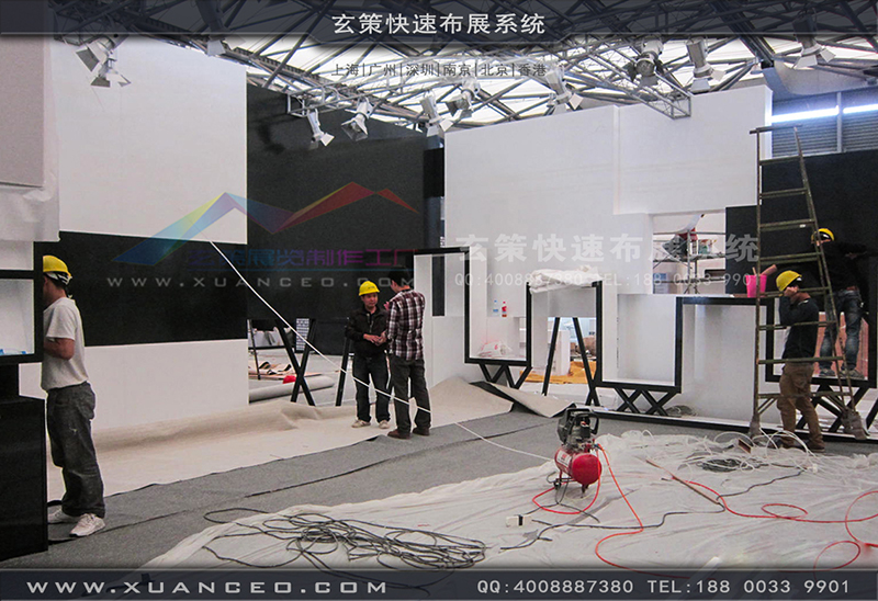 鲁泰纺织辣椒视频污版-纺织展展台搭展-上海辣椒视频展览工厂14