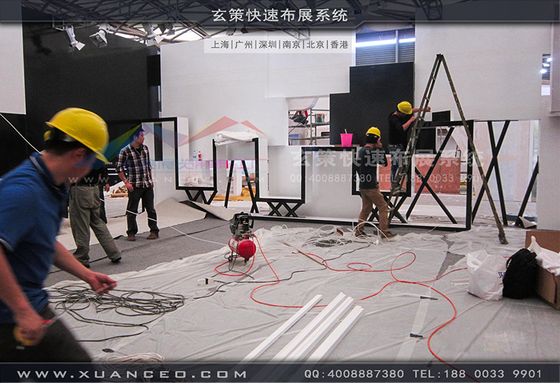 鲁泰纺织辣椒视频污版-纺织展展台搭展-上海辣椒视频展览工厂15